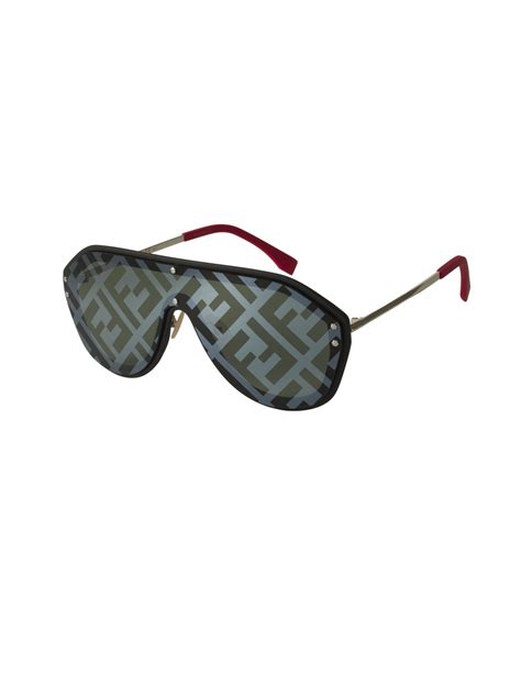 fendi ff m0039 g s-807|Fendi Fabulous FF M0039/G/S Black/Green 99/1/145 Men .